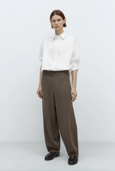 CORDERA — LUŹNE SPODNIE MERINO