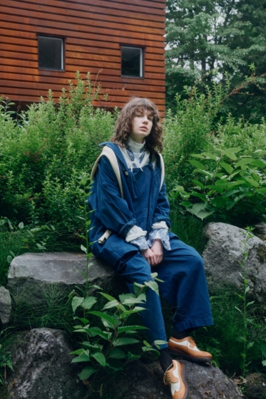 VERITECOEUR — KRÓTKI PŁASZCZ ROYAL BLUE