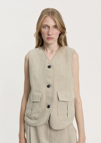 AIAYU — KAMIZELKA Z LNU