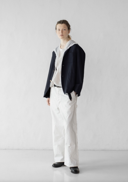 SPORTOWE BIAŁE SPODNIE 