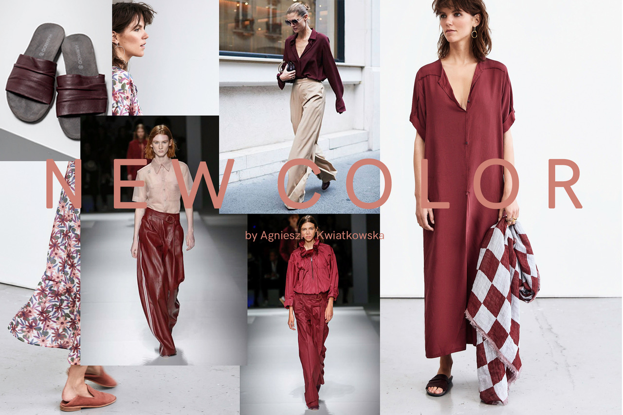 Trendy new colors rosewood