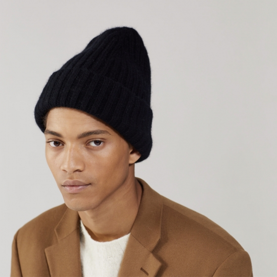 LE BONNET — CZAPKA LE GRAND BONNET CZARNA