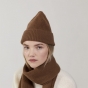 LE BONNET — WEŁNIANA BEANIE WALNUT LE BONNET