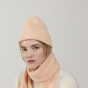 LE BONNET — WEŁNIANA BEANIE PEACH LE BONNET