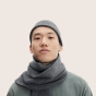 LE BONNET — LE BONNET WEŁNIANA BEANIE SLATE GREY