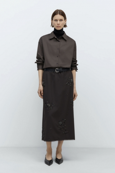 SPÓDNICA Z KORALIKAMI