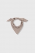 CORDERA — KASZMIROWA BANDANA W KOLORZE TAUPE